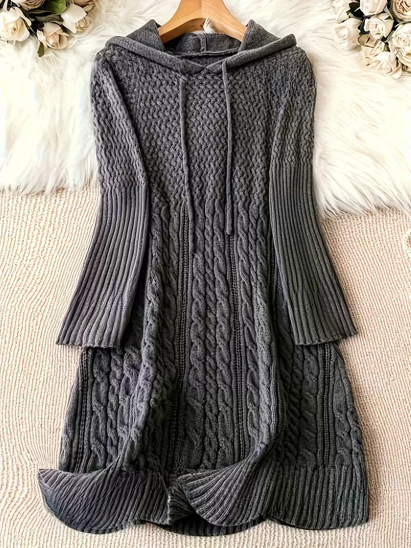 Jakynta - Vestido Informal Con Capucha
