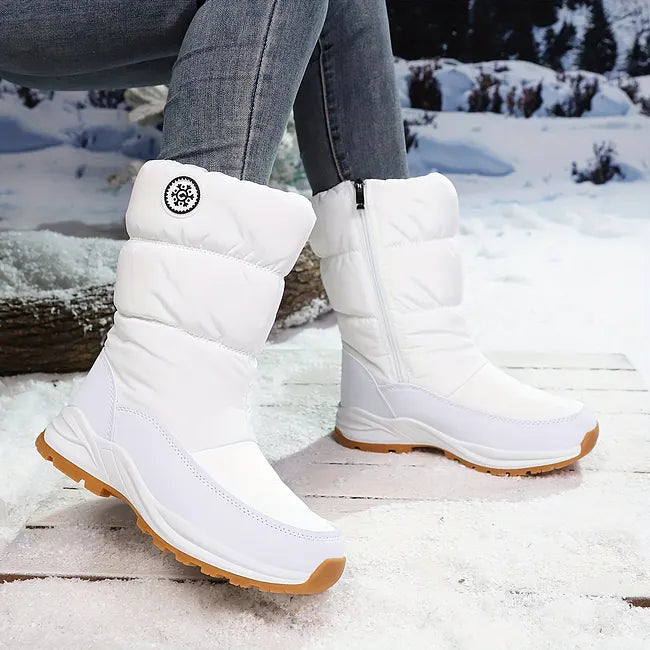 Muthoni - Botas De Nieve De Invierno De Alta Calidad Hasta La Mitad De La Pantorrilla