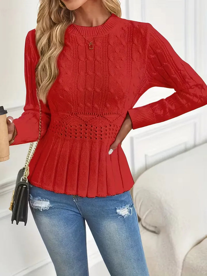 Bellie - Jersey De Cuello Redondo De Punto Grueso