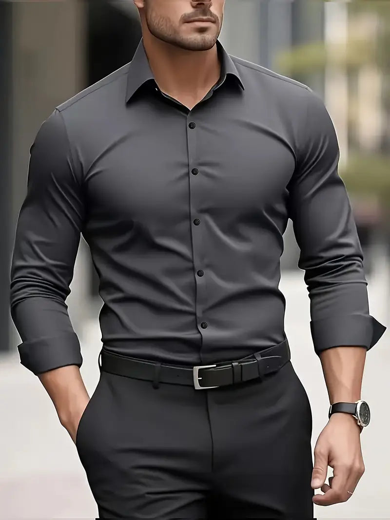 Marlon - Camisa De Manga Larga Transpirable