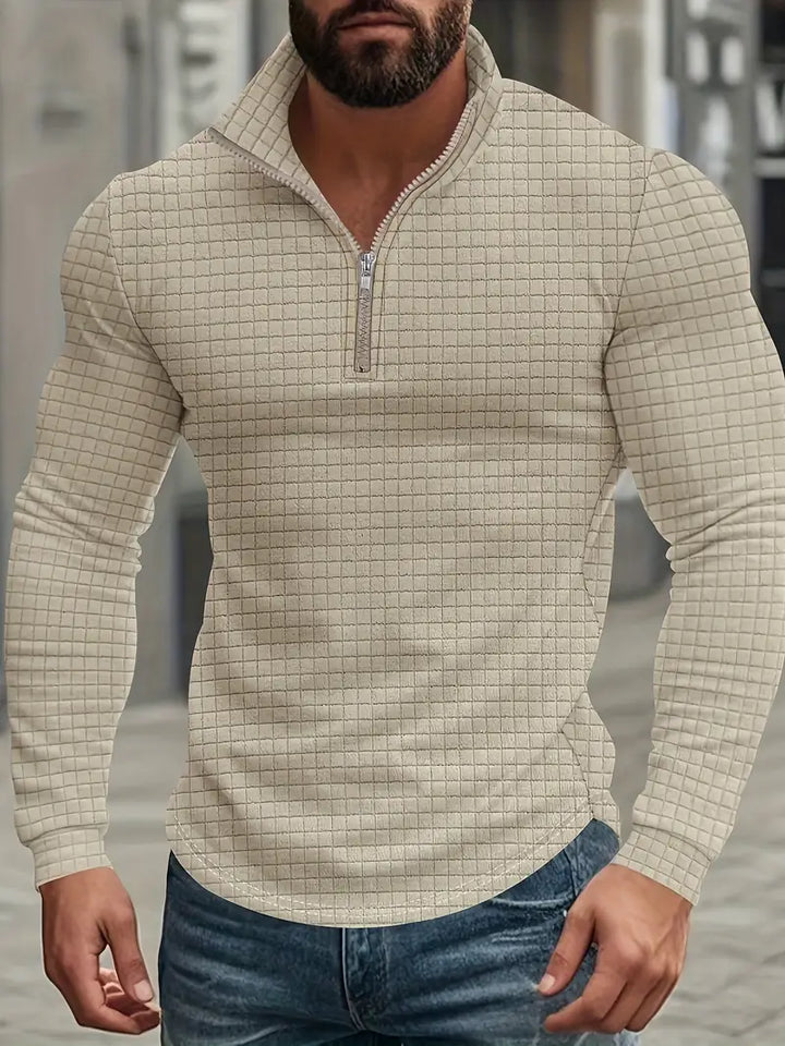 Jarryd - Sudadera De Manga Larga Con Media Cremallera