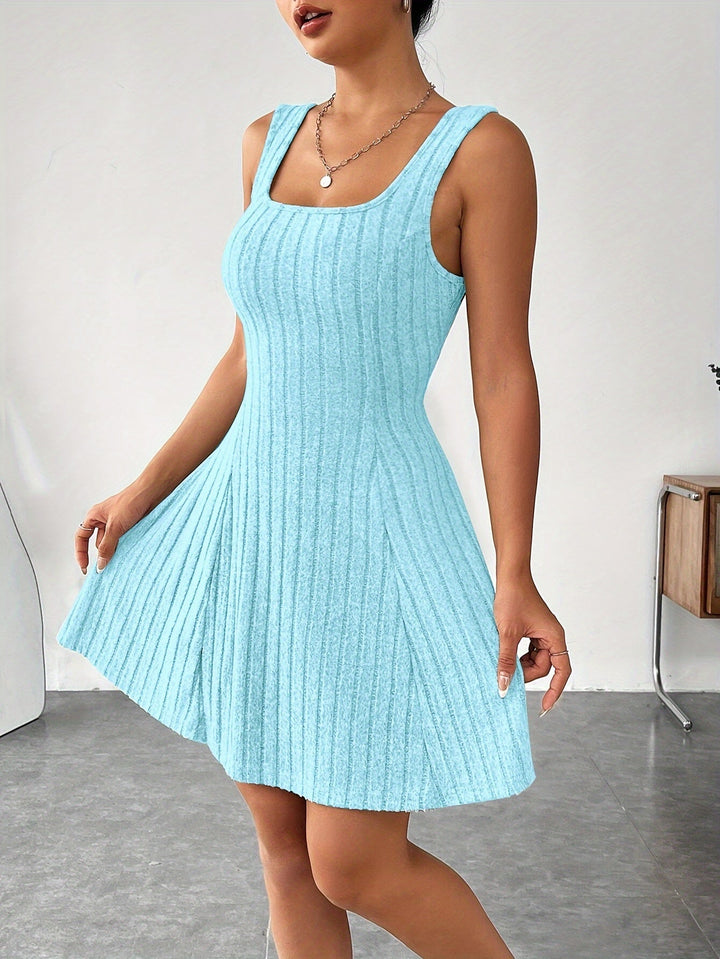 Joaquina - Minivestido Acanalado con Top Corto Con Capucha