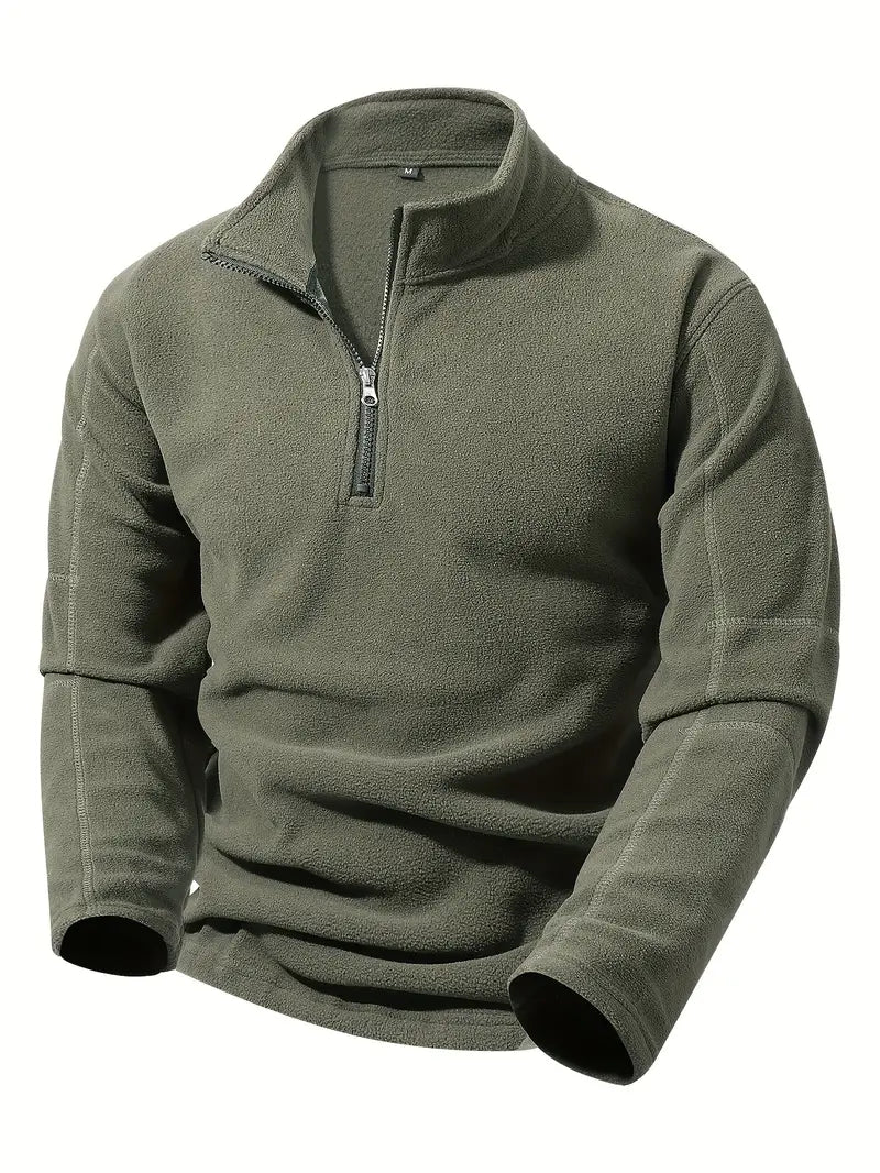 Maurits - Sudadera Con Cuello Alto Y Media Cremallera