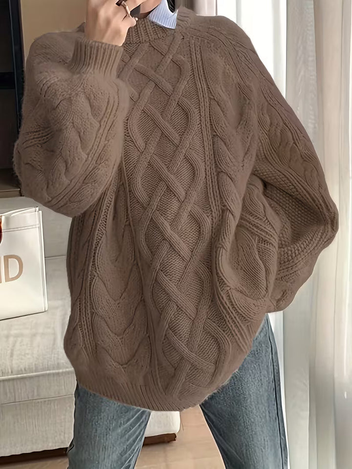 Elayra - Jersey De Punto Holgado Informal