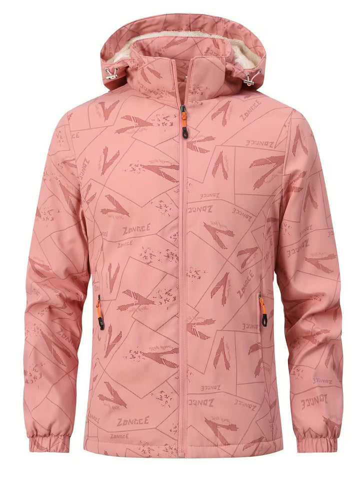 Karan - Chaqueta Con Capucha Y Forro Polar