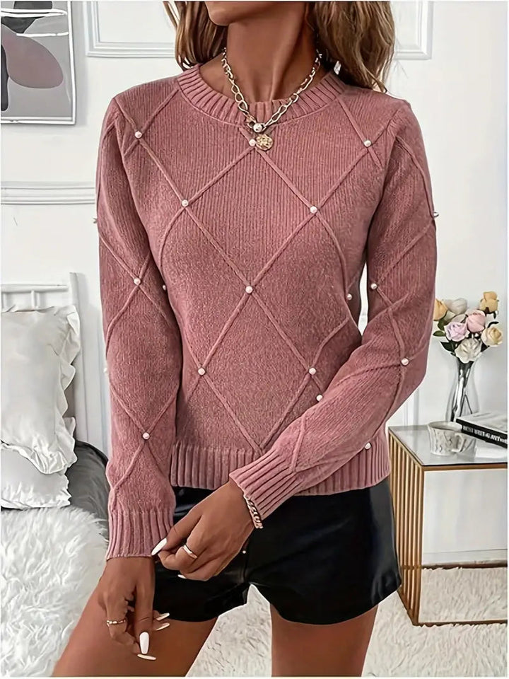 Turid - Elegante Jersey De Manga Larga De Punto