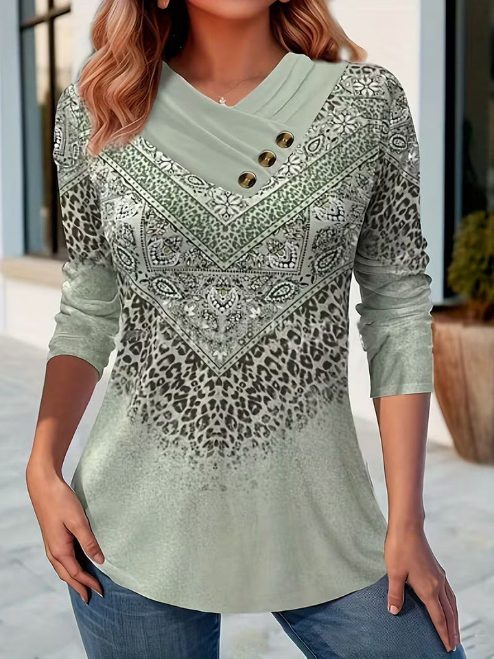 Dainora - Vestido Mini Estampado Tártaro De Estilo étnico