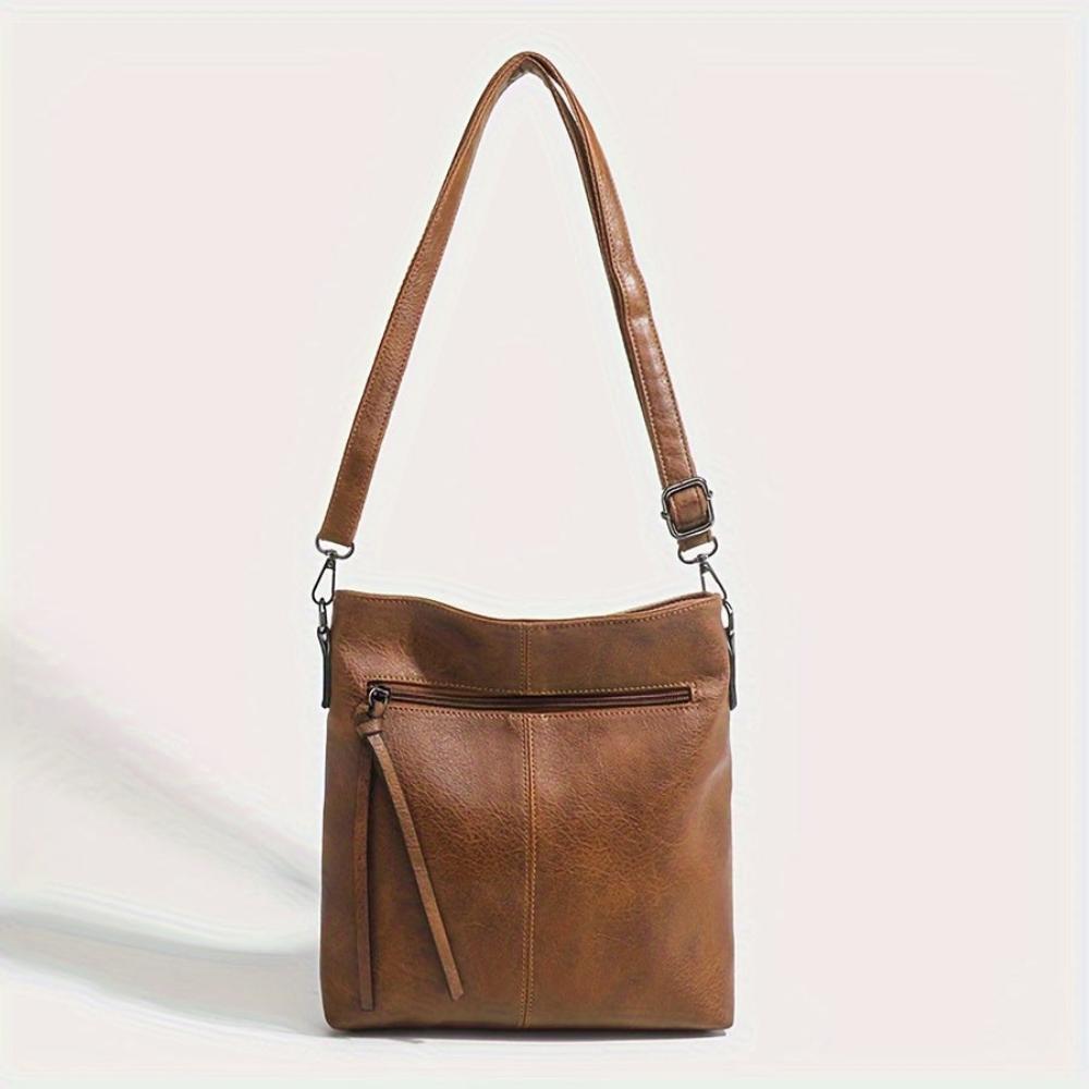 Liina – Bolso Bandolera Vintage Con Estampado De Tablero De Ajedrez
