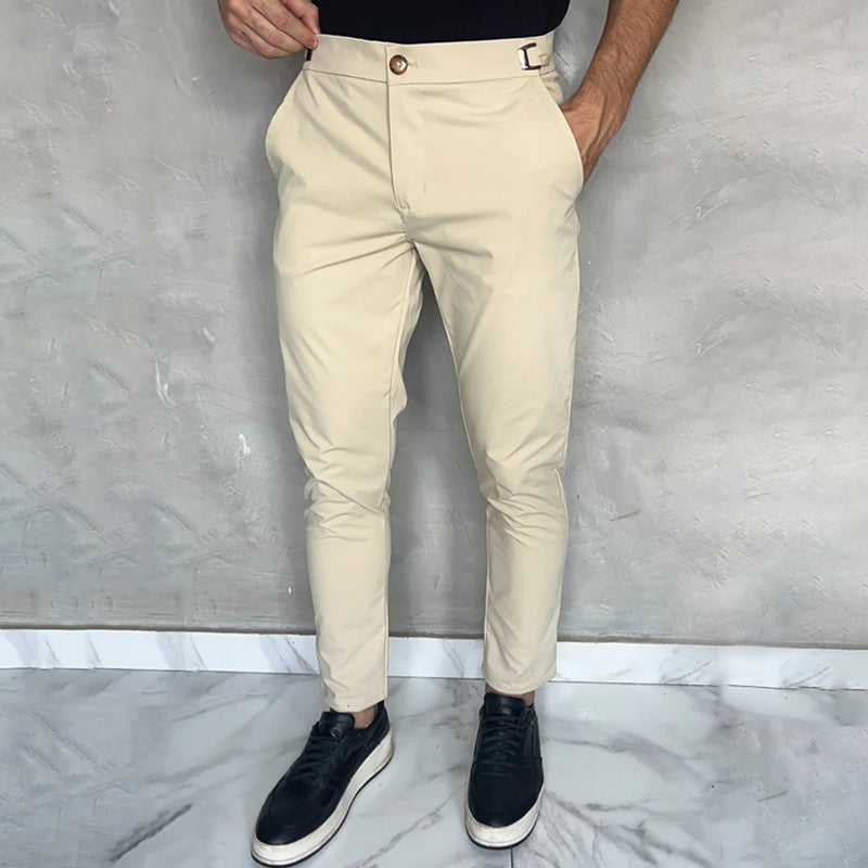 Matan - Pantalones Clásicos Elásticos De Corte Ajustado