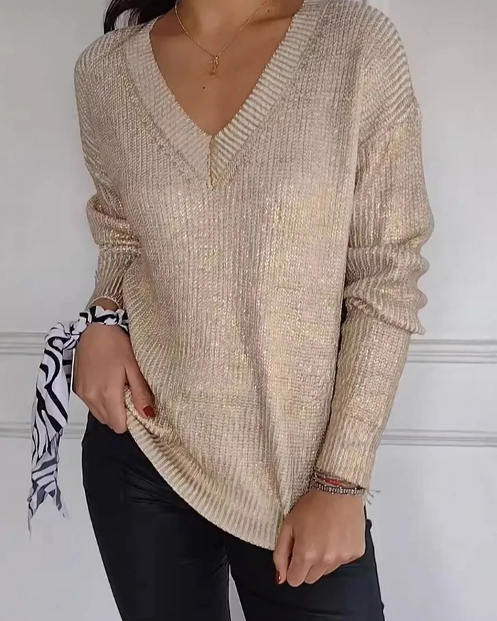Natasja - Jersey Informal Con Cuello en V