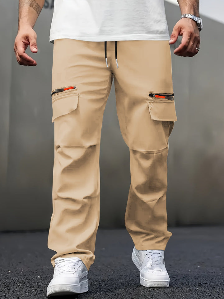 Mihai - Pantalones Cargo Informales Con Múltiples Bolsillos