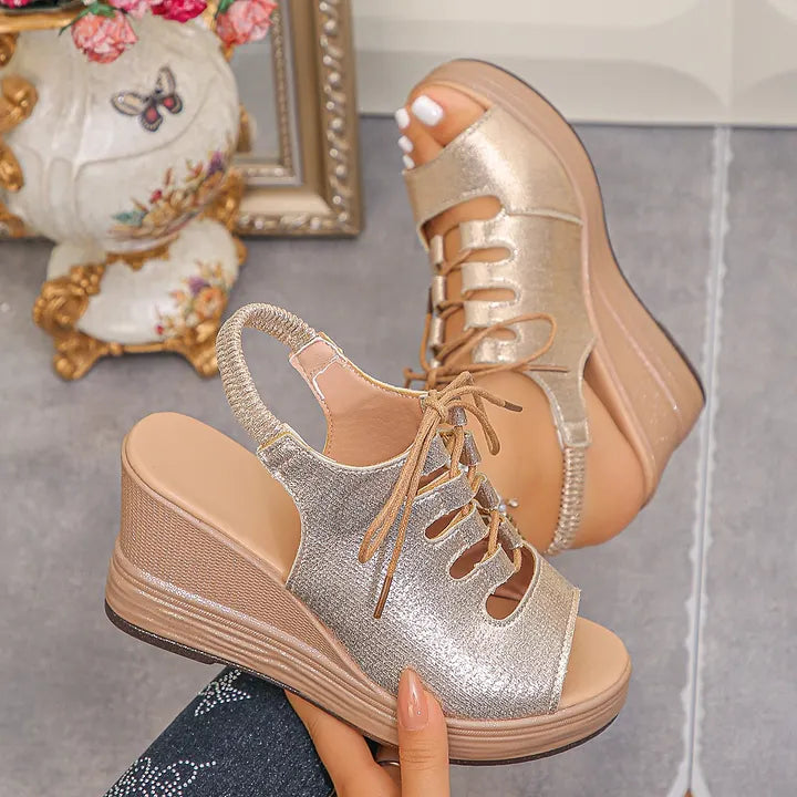 Eleaner - Cómodas Sandalias Con Cuña