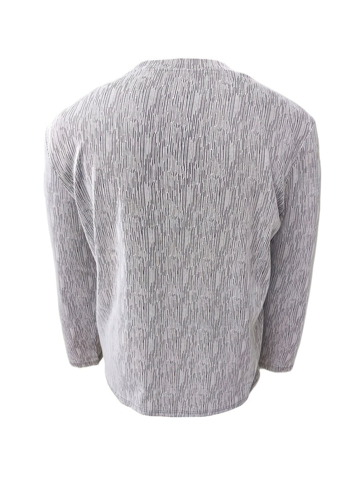 Usher - Camiseta Ajustada De Manga Larga Y Cuello En V