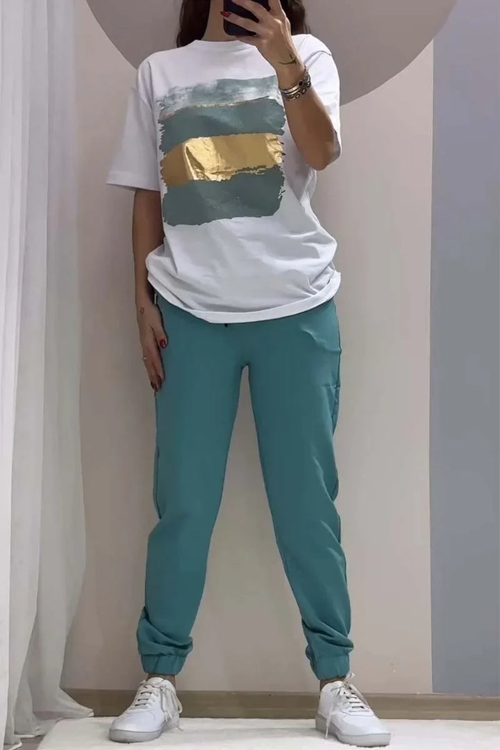 Madelina - Conjunto de dos Piezas con Top y Pantalón
