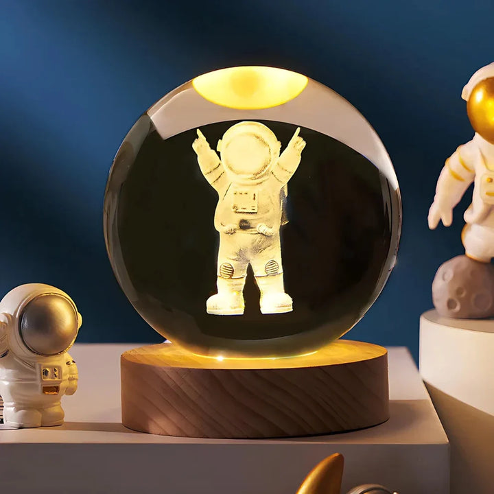 Glow Sphere – Lámpara Luminosa Con Bola De Cristal