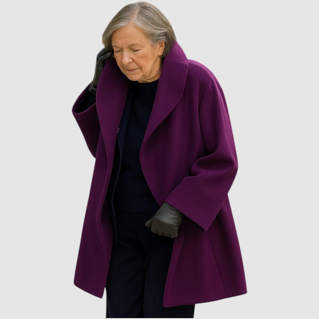 Plesette - Abrigo De Lana Cachemira Cortavientos