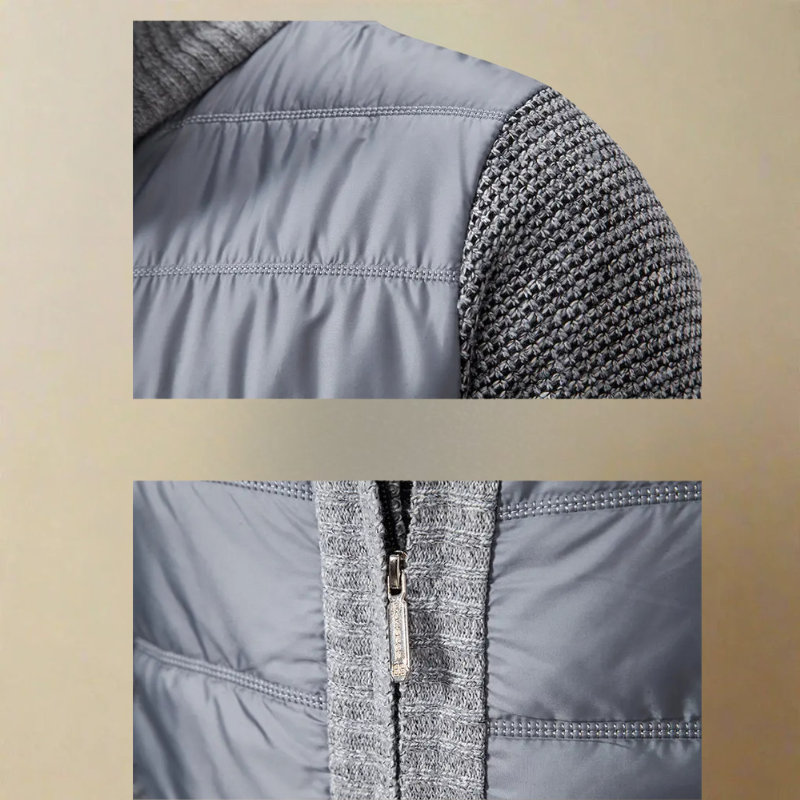 Feodor - Chaqueta Cálida con Cremallera y Cuello Alto