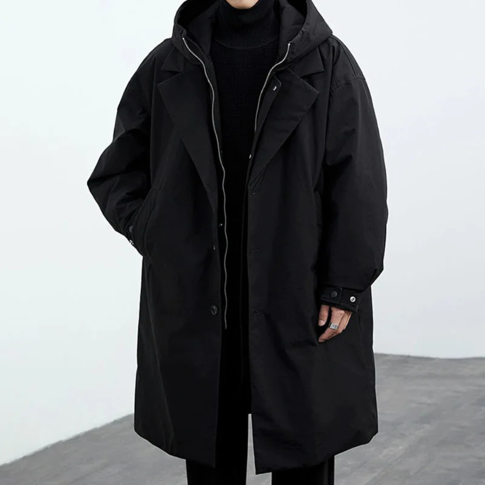 Broman - Chaqueta Impermeable Con Capucha y Bolsillos