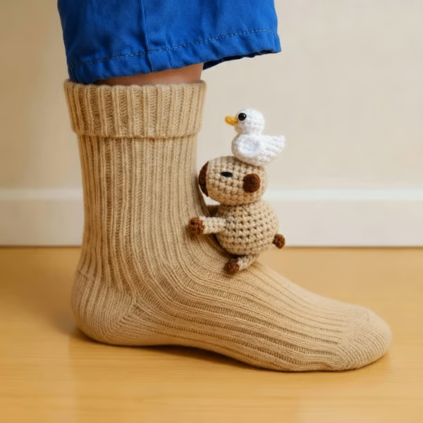 CuteStep - Calcetines De Animales Tejidos