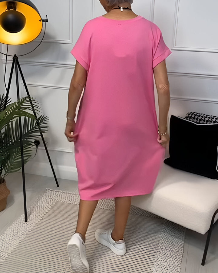 Jocelyn - Vestido Informal y Cómodo Con Bolsillos