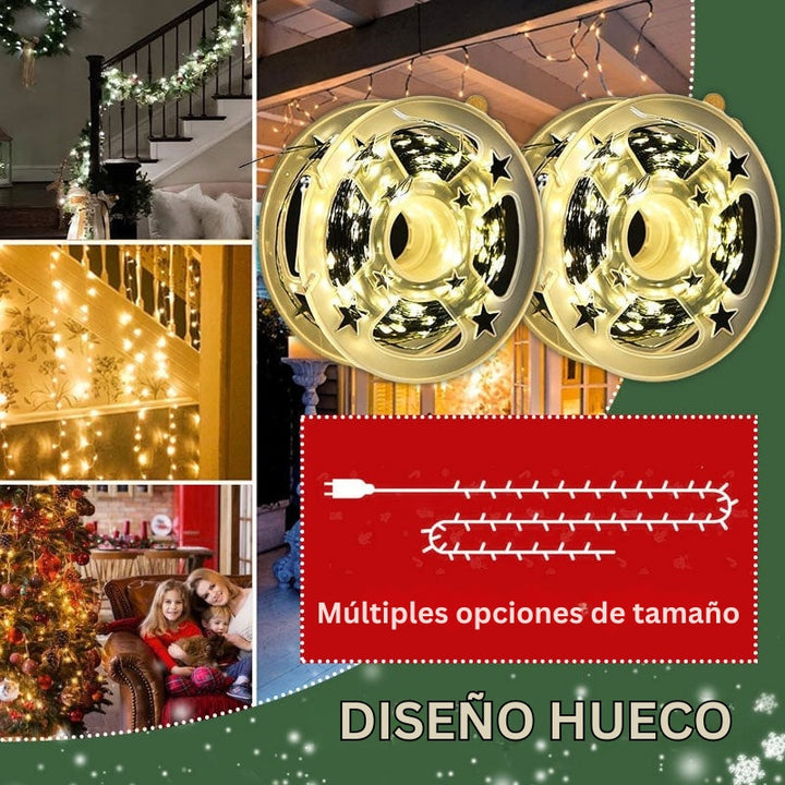 TwinkleWire - Guirnalda De Luces Pirotécnicas De Alambre De Cobre Con Mando a Distancia
