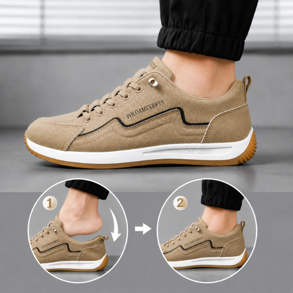 Luukas - Zapatillas Deportivas Informales Con Costuras en Paneles en Contraste