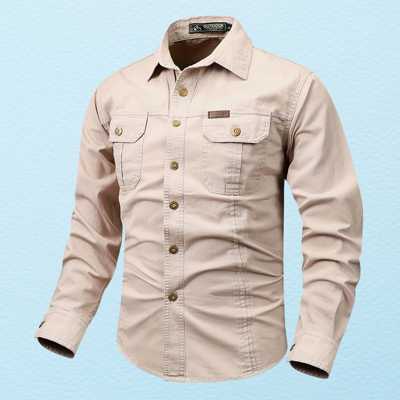 Theodor - Camisa De Manga Larga Con Bolsillo