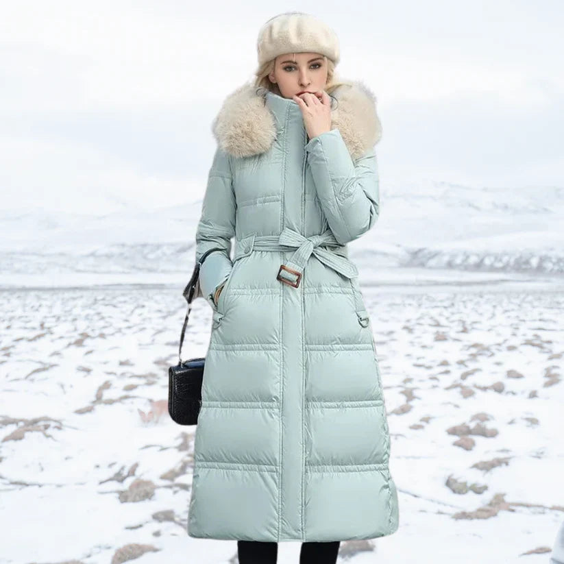 Lily - Parka De Invierno Con Capucha De Piel