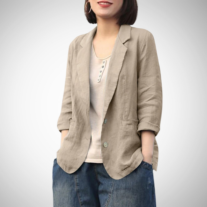 Noreenke - Blazer Informal De Manga Larga