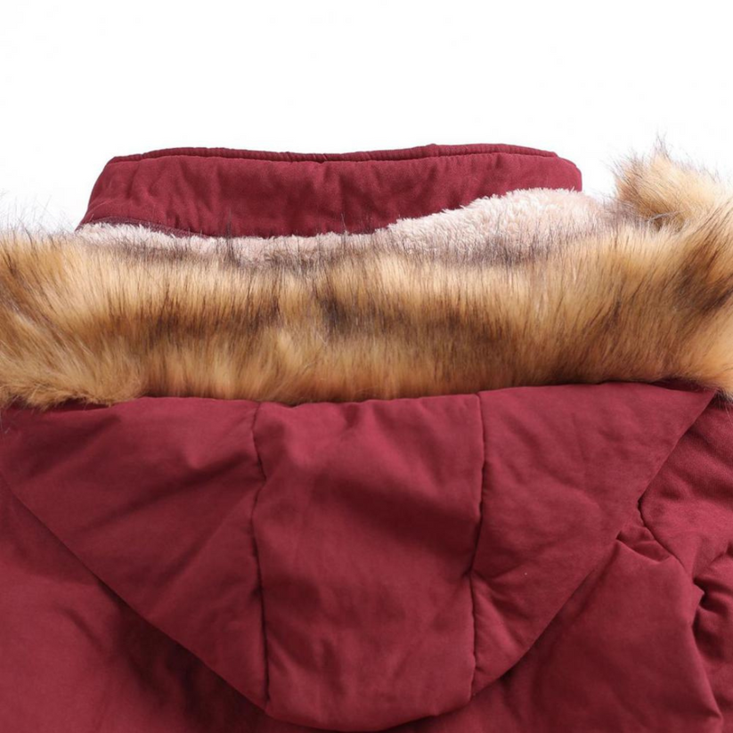 Gritta - Cálida Chaqueta de Algodón Con Capucha