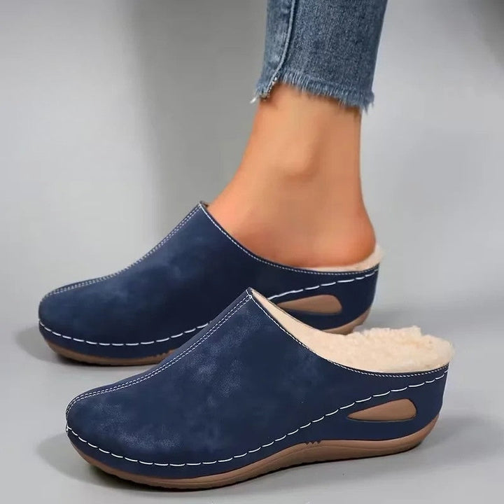 Lirona - Mocasines Cómodos Sin Cordones Con Forro Polar