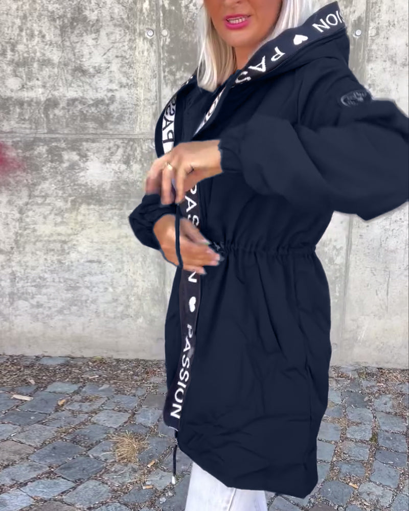 Kasia - Chaqueta con Cremallera Clásica