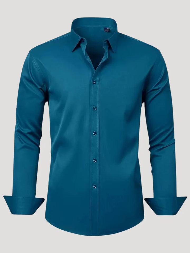 Bordon - Camisa Elástica Sin Planchar Con Botones
