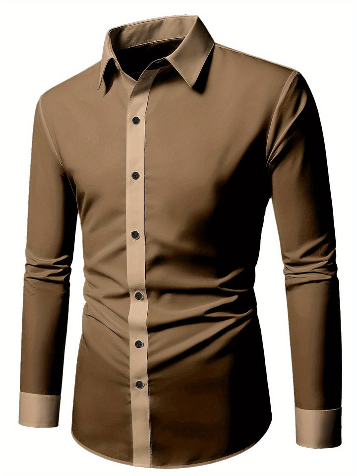 Tayib - Camisa De Manga Larga on Botones