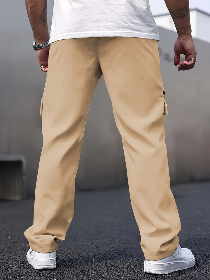 Mihai - Pantalones Cargo Informales Con Múltiples Bolsillos