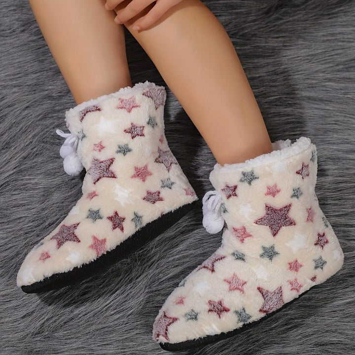 Deryan - Zapatos De Invierno Cómodos Con UN Diseño Acogedor