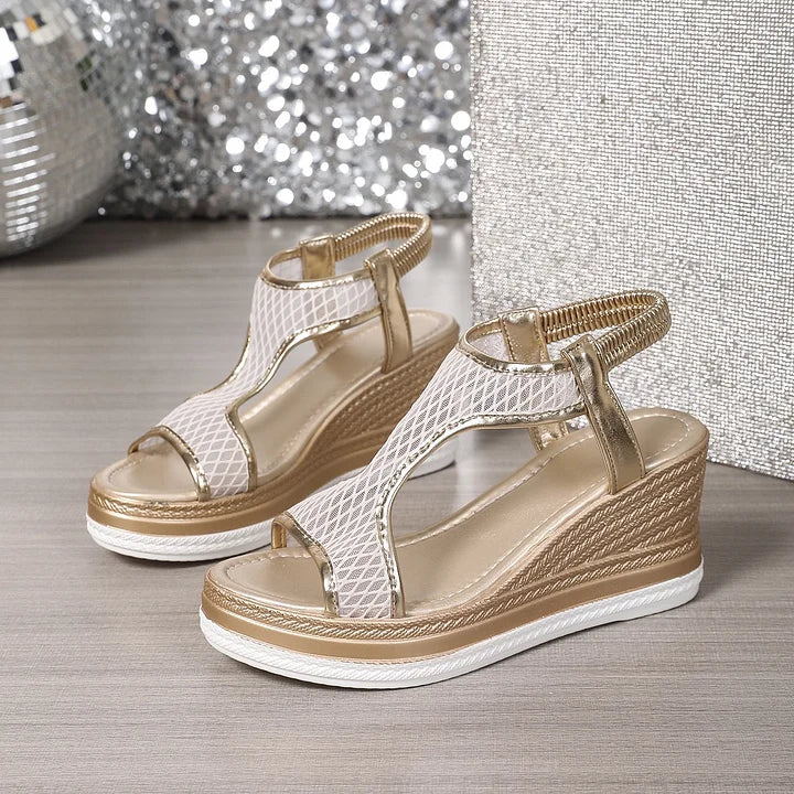 Pamelia - Sandalias Ortopédicas Con Cuña