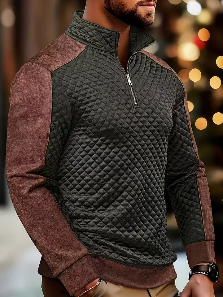 Gioele - Camisa de manga larga con cremallera