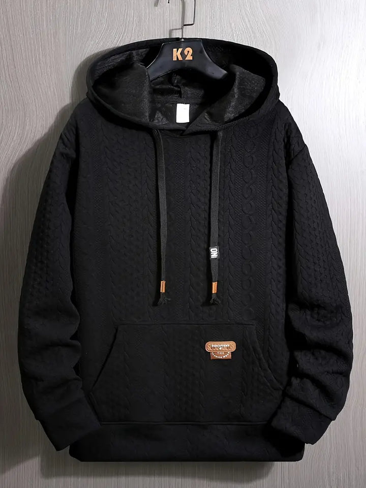 Pruitt - Sudadera Con Capucha De Manga Larga De Punto