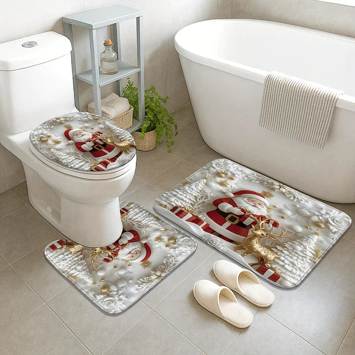 MerryBath - Alfombras de Baño y Cortinas de ducha Para las Fiestas