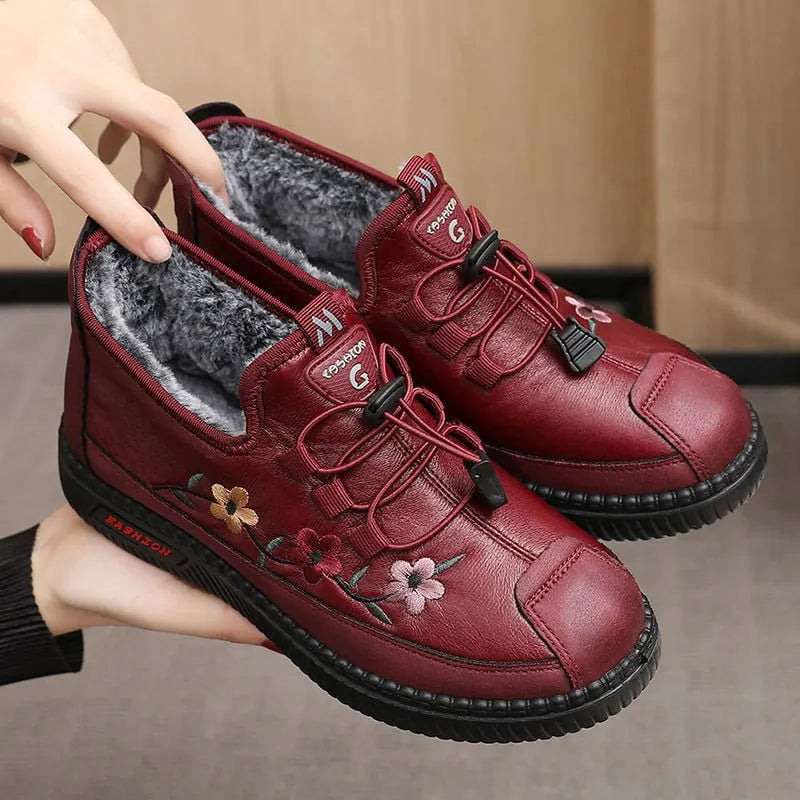 Yolina - Zapatos De Cuero Con Cordones