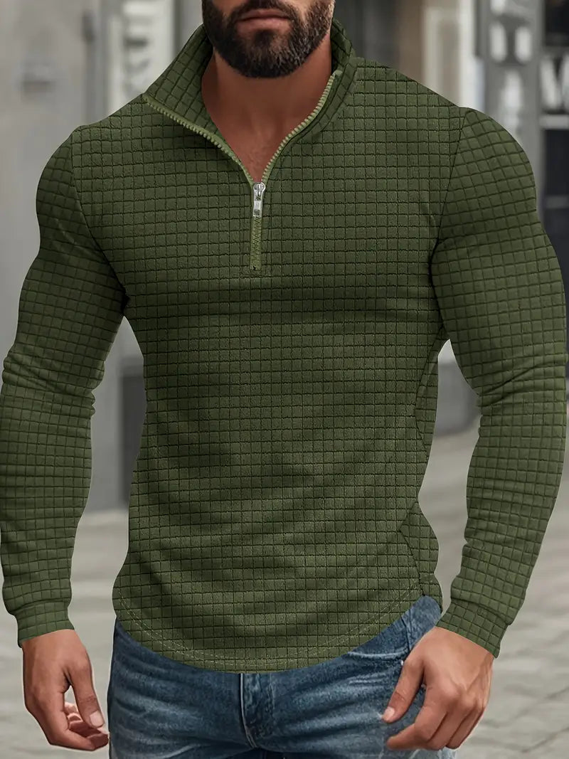 Jarryd - Sudadera De Manga Larga Con Media Cremallera