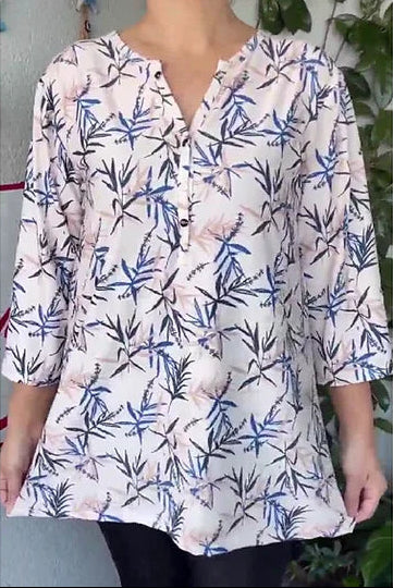 Nahikari - Cómoda Túnica De Verano Con Estampado