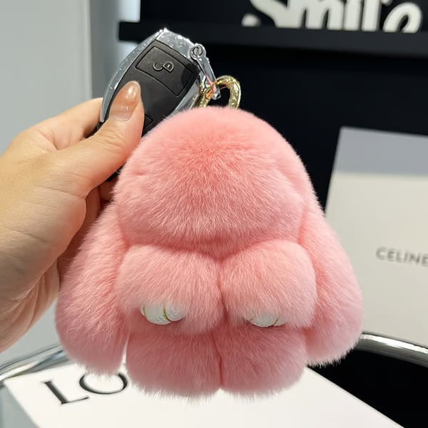 FauxFur - Conejito suave hecho a mano PomPom Encantos