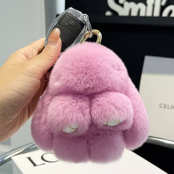 FauxFur - Conejito suave hecho a mano PomPom Encantos
