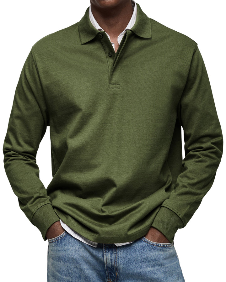 Elhanan - Elegante Polo De Manga Larga