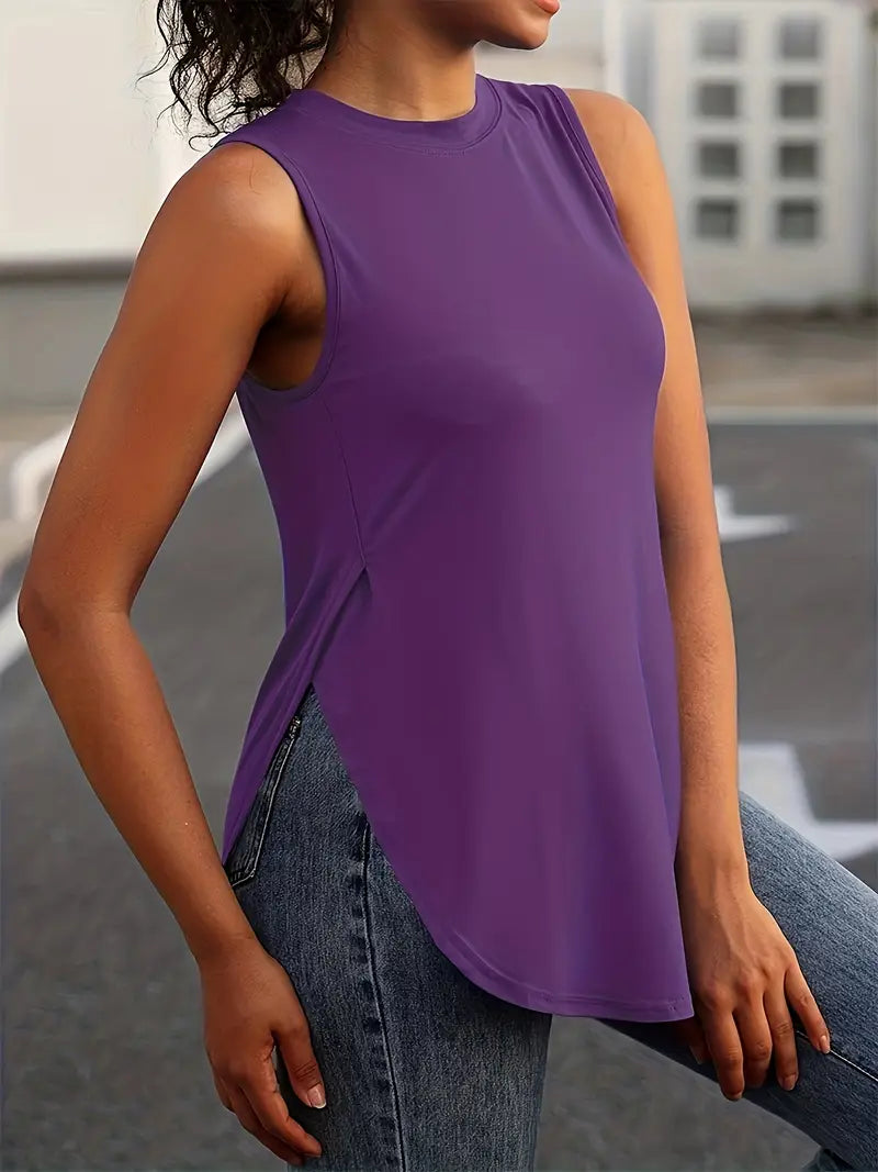 Desirae - Camisa Sin Mangas Transpirable