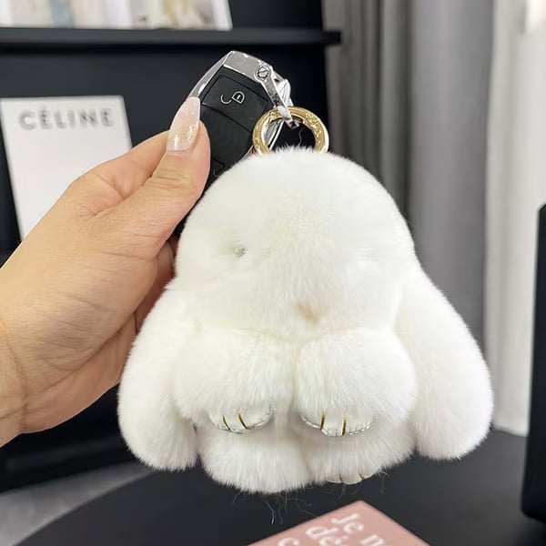 FauxFur - Conejito suave hecho a mano PomPom Encantos