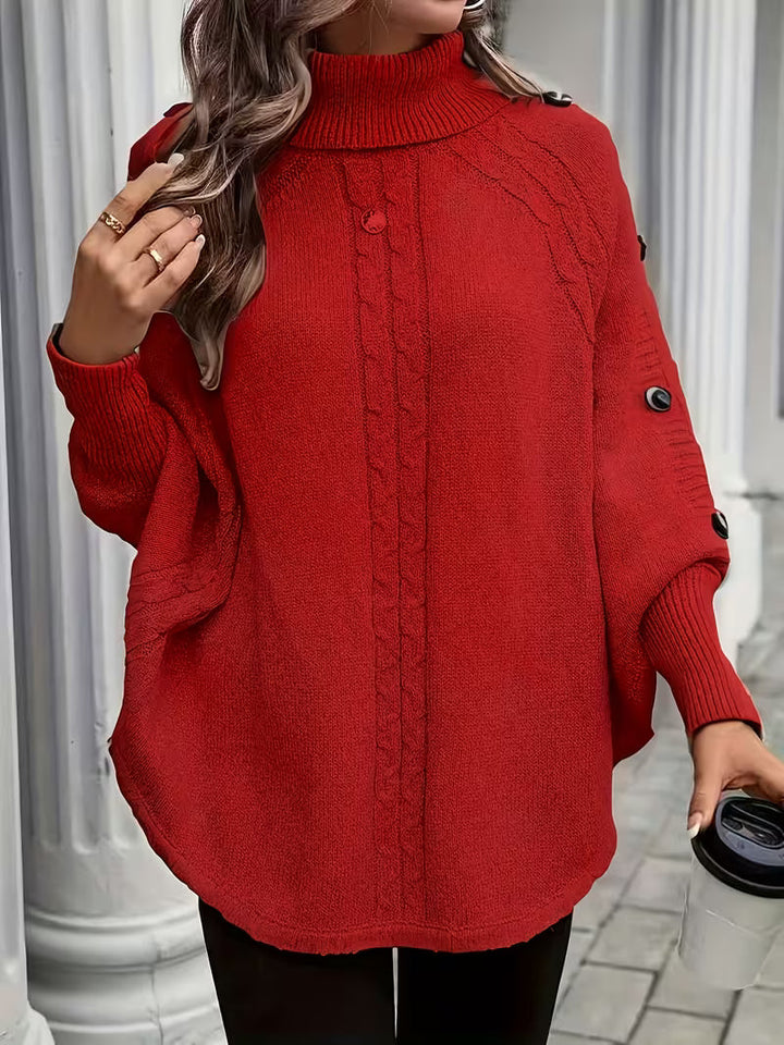 Lolana - Jersey De Cuello Alto Con Estilo Retorcido