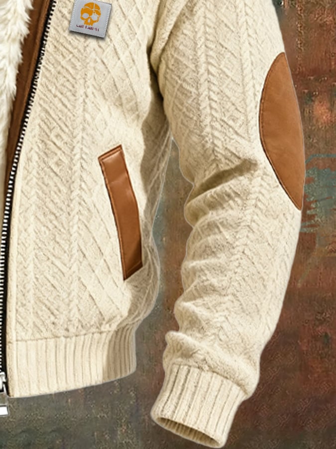 Claudio - Chaqueta De Punto Con Textura Retro